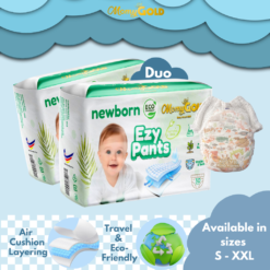Momy Gold Ezy New Born Pants Baby Pants - Bundle of 2 (NB)